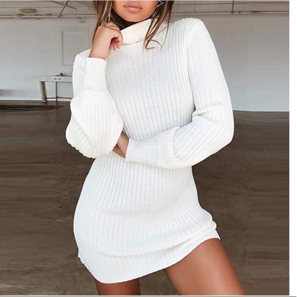 50% off through Friday! White sweater dress